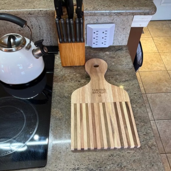 Shaped Wood Cutting Board with Handle - Tabitha Brown for Target: Tabitha Brown - Picture 6 of 8